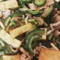クックばにら's cooksnap of when they made ゴーヤと厚揚げと豚肉こまの甘酢あん.