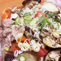 ぽちゃすけ's cooksnap of when they made レンジで！豚肉となすとトマトの重ね蒸し.
