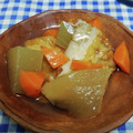 ととろ＆めい's cooksnap of when they made 冬瓜と人参と野菜天の煮物.