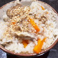 TeaChan214's cooksnap of when they made 豚の角煮♡リメイク♡舞茸の炊き込みご飯.