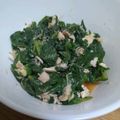 まーく71's cooksnap of when they made オクラの葉っぱ 和え物.