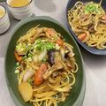 あすかcook's cooksnap of when they made 調味料３種で絶品♪舞茸の和風パスタ.