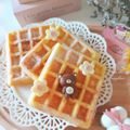 nagachan❀'s cooksnap of when they made 混ぜてくだけのワッフル生地.