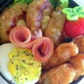 ちかﾁｬﾝ☆'s cooksnap of when they made 豚100gで4人！豚のオニポテマヨバーグ.