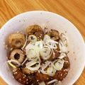 俺物語大好き剛田君愛's cooksnap of when they made 竹輪とこんにゃくの甘辛炒め煮.