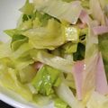kyootan's cooksnap of when they made レタスとハムのサラダ♪.