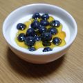 ﾋﾟﾛﾐ♡'s cooksnap of when they made 朝食に☕☀ブルーベリーヨーグルト✨☺⛄.
