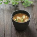 まろんかふぇ's cooksnap of when they made ゴーヤと油揚げのお味噌汁.