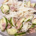 ななっくま。's cooksnap of when they made 脱ドライアイ　ツナきゅうり黒胡椒そうめん.