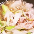 milestone★'s cooksnap of when they made 大根おろしで食べる、SAM流豚ネギしゃぶ.