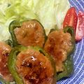 ちちはる♪'s cooksnap of when they made 子供も大好き♪　ピーマンの肉詰め.