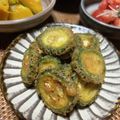 ｎｉｋｏ☆'s cooksnap of when they made 種もわたもそのまま！ゴーヤの唐揚げ！！.