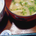 ひっこ's cooksnap of when they made ＊長芋と油揚げのほっこり味噌汁＊.