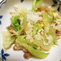 まーちゃん310's cooksnap of when they made 簡単♪ひき肉レタスチャーハン.