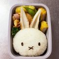 Chaaa_room's cooksnap of when they made 簡単にキャラ弁！ミッフィーちゃん♪.