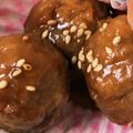 ひぃたろぉ～♪'s cooksnap of when they made お弁当！レンジで簡単、甘辛(冷凍)肉団子.