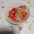 くネコまろす's cooksnap of when they made 新玉葱とトマトのさっぱりサラダ.