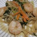 fu♪♪'s cooksnap of when they made 海老と野菜の青じそ炒め.