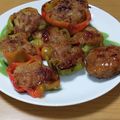 えりこ82☆'s cooksnap of when they made ふっくら秘訣あり♡照り旨ピーマンの肉詰め.