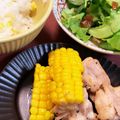 youspring's cooksnap of when they made 鶏とトウモロコシのスパイシーポン照り.