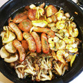 片ちゃん's cooksnap of when they made マッシュルームとソーセージのアヒージョ.
