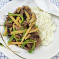 在宅勤務のおじさん's cooksnap of when they made 忘れられない肉絲会飯-ﾙｰｽｰﾎｲﾊﾝ-.