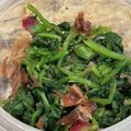 saki1010's cooksnap of when they made 捨てずに利用☆ラディッシュの葉おかか和え.