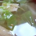 あゆたっくん's cooksnap of when they made 【減塩】きゃべつとしょうがの味噌汁.