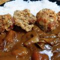 ちくわ君's cooksnap of when they made 鶏の唐揚げトッピングカレー.