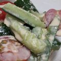 fu♪♪'s cooksnap of when they made 叩ききゅうりとトマトのピリ辛和え。.