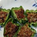 プルンバゴ's cooksnap of when they made ハンバーグの種でピーマン肉詰め弁当.