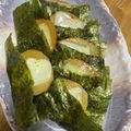 ariyuki97's cooksnap of when they made 長芋の甘辛チーズ焼き♪海苔で巻いて.
