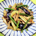 きゃんでぃ×2's cooksnap of when they made 舞茸とにんにくの芽のオイスターソース炒め.