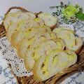 うまうま・らぶ's cooksnap of when they made ベーコンチーズ☆ソフトフランスパン.