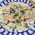 在宅勤務のおじさん's cooksnap of when they made 簡単！銀鮭のクリーム煮☆生クリーム不要.
