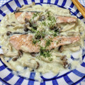 在宅勤務のおじさん's cooksnap of when they made 簡単！銀鮭のクリーム煮☆生クリーム不要.