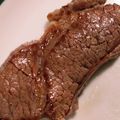 ♡ルヴァ♡'s cooksnap of when they made 焼き方にコツ～フライパンで牛肉ステーキ.