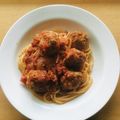 pali's cooksnap of when they made ハーブ＆スパイス♪本格ミートボールパスタ.