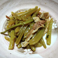 meikun0126's cooksnap of when they made さつまいもの茎とあぶら揚げの煮びたし.