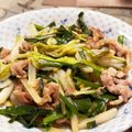 ミアンミアン's cooksnap of when they made 豚こまと白菜とニラの中華炒め.