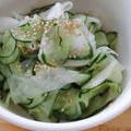 umi☆neco's cooksnap of when they made きゅうりと大根の中華風酢の物【作り置き】.