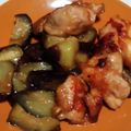ヨシヨッシー's cooksnap of when they made むね肉と茄子の照り焼き.