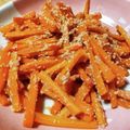 山ばあば's cooksnap of when they made 人参１本食べてしまう！タラコ和え人参炒め.