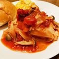 いやんのん＊'s cooksnap of when they made 白身魚のトマトソースあえ★.
