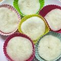 るるちゃんLOVE's cooksnap of when they made ５分で ココナッツミルクの米粉蒸しパン.
