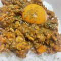 は___'s cooksnap of when they made 鶏ひき肉でキーマカレー.