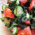 クックとむとむ's cooksnap of when they made 副菜に♪ワカメ、きゅうり、トマトの酢の物.