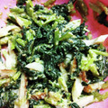 子供ネギ星人's cooksnap of when they made ＊ほうれん草とちくわのごまマヨあえ＊.
