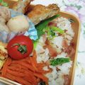 まぶたん's cooksnap of when they made 小松菜とベーコンの混ぜご飯.