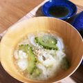 しろくお's cooksnap of when they made ゴーヤと油揚げのお味噌汁.